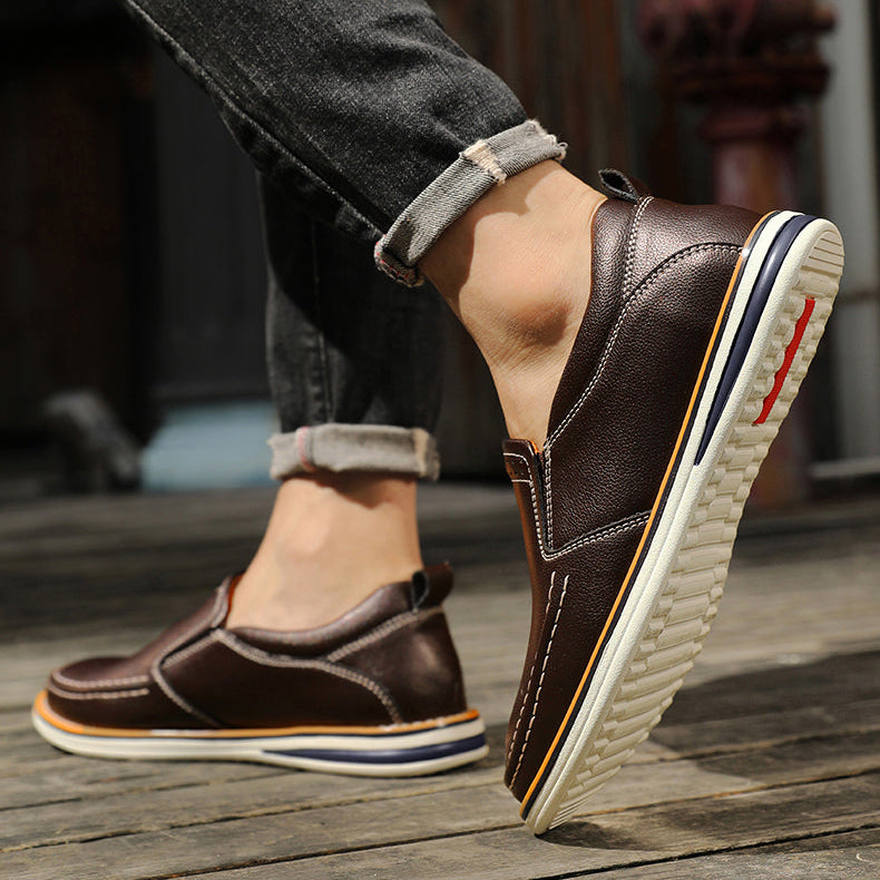 Jolito Men’s Leather Loafers – Padded Comfort with Timeless Style