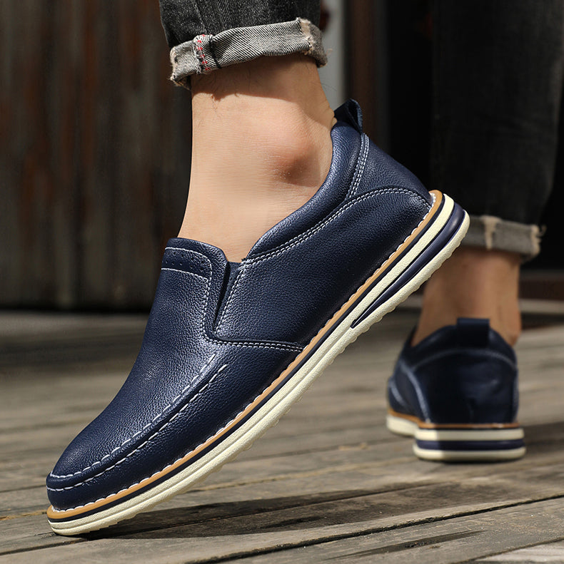 Jolito Men’s Leather Loafers – Padded Comfort with Timeless Style