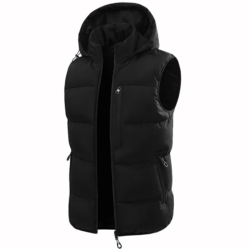 Louise Men’s Padded Vest – Lightweight Insulated Layer with Adjustable Hood