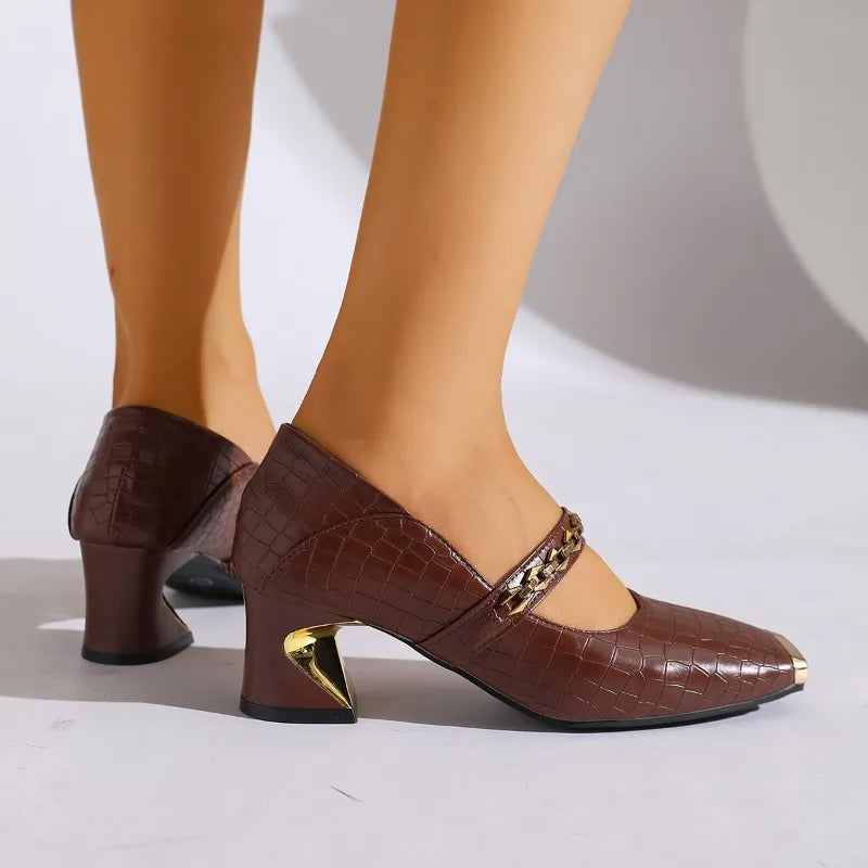 Veronica Women’s Block Heel Shoes