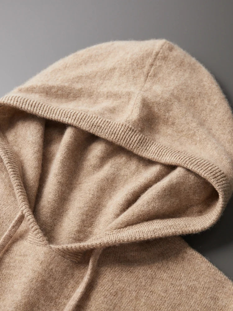 Elias Men's Merino Hoodie – Ultra Soft Wool Hoodie Sweater
