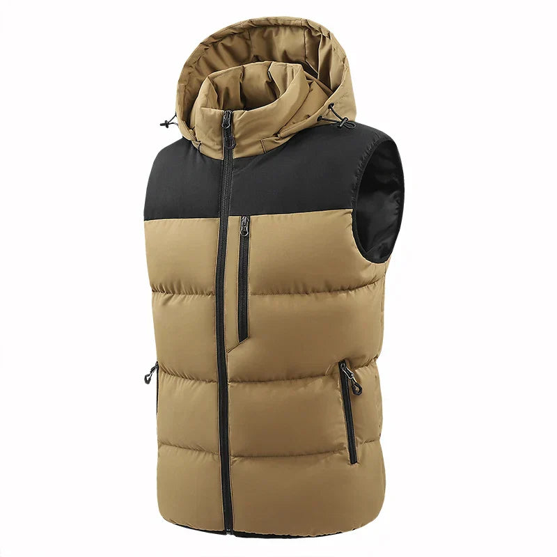 Louise Men’s Padded Vest – Lightweight Insulated Layer with Adjustable Hood