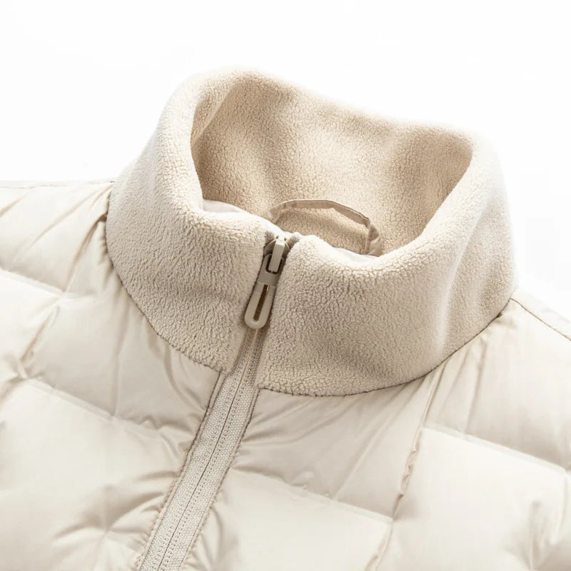 Noah Men’s Quilted Fleece Jacket– Lightweight Layering Piece