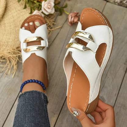 Adele Women’s Wedge Heel Sandals – Supportive Comfort with Summer Style
