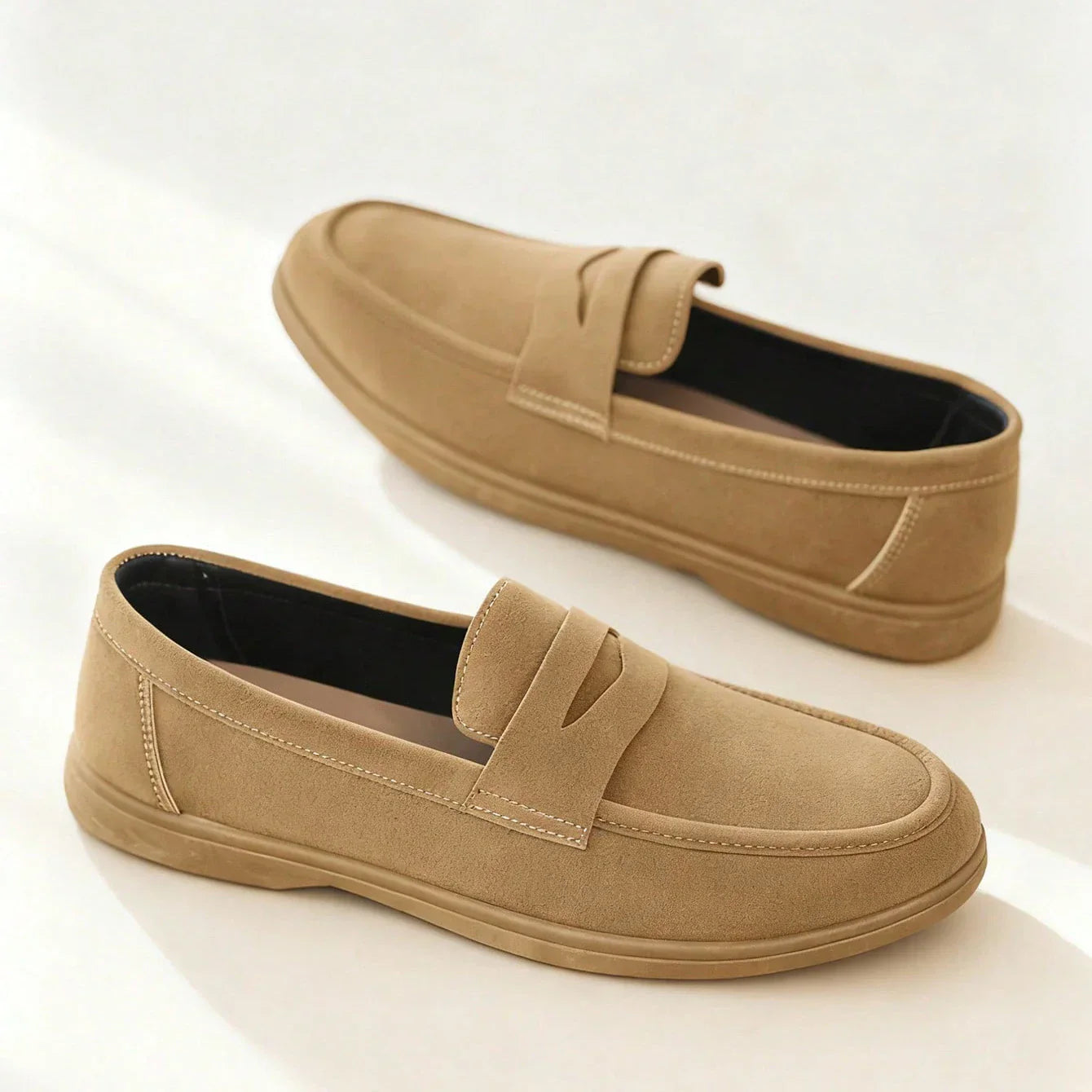 Dominic Premium Suede Loafers – Tailored Casual Slip-On Shoes