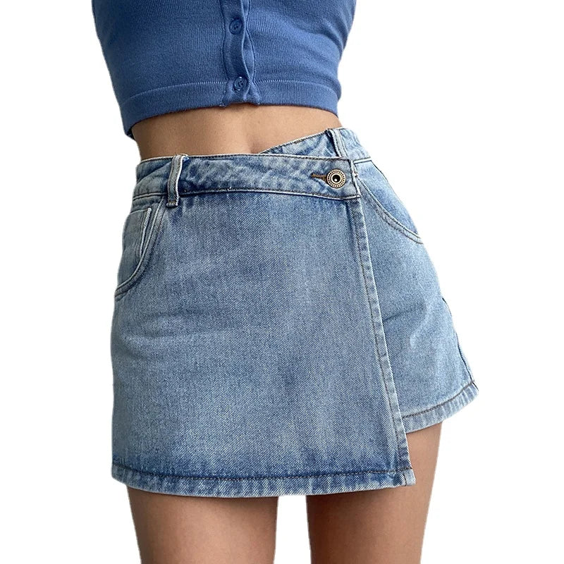 Meredith Cotton Blend Crossover Skort – Tailored Modern Fit Skort