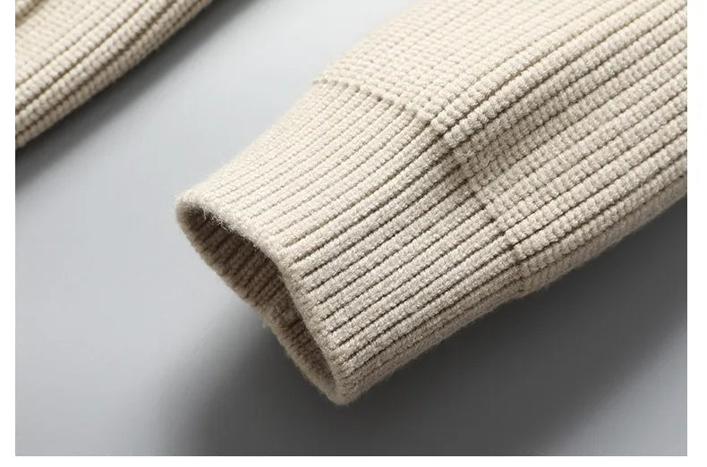 Diego Men’s Cardigan – Two-Tone Button-Up Knit Cardigan