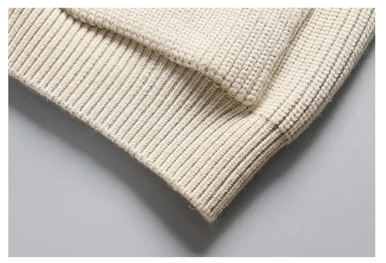 Diego Men’s Cardigan – Two-Tone Button-Up Knit Cardigan