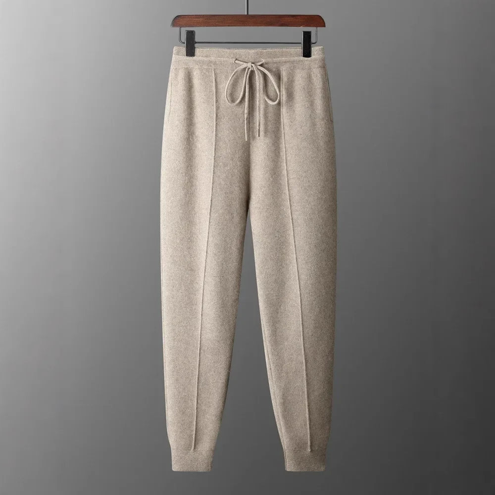 Manuel Men's Tracksuit Set – Soft Knit Zip Jacket & Drawstring Pants