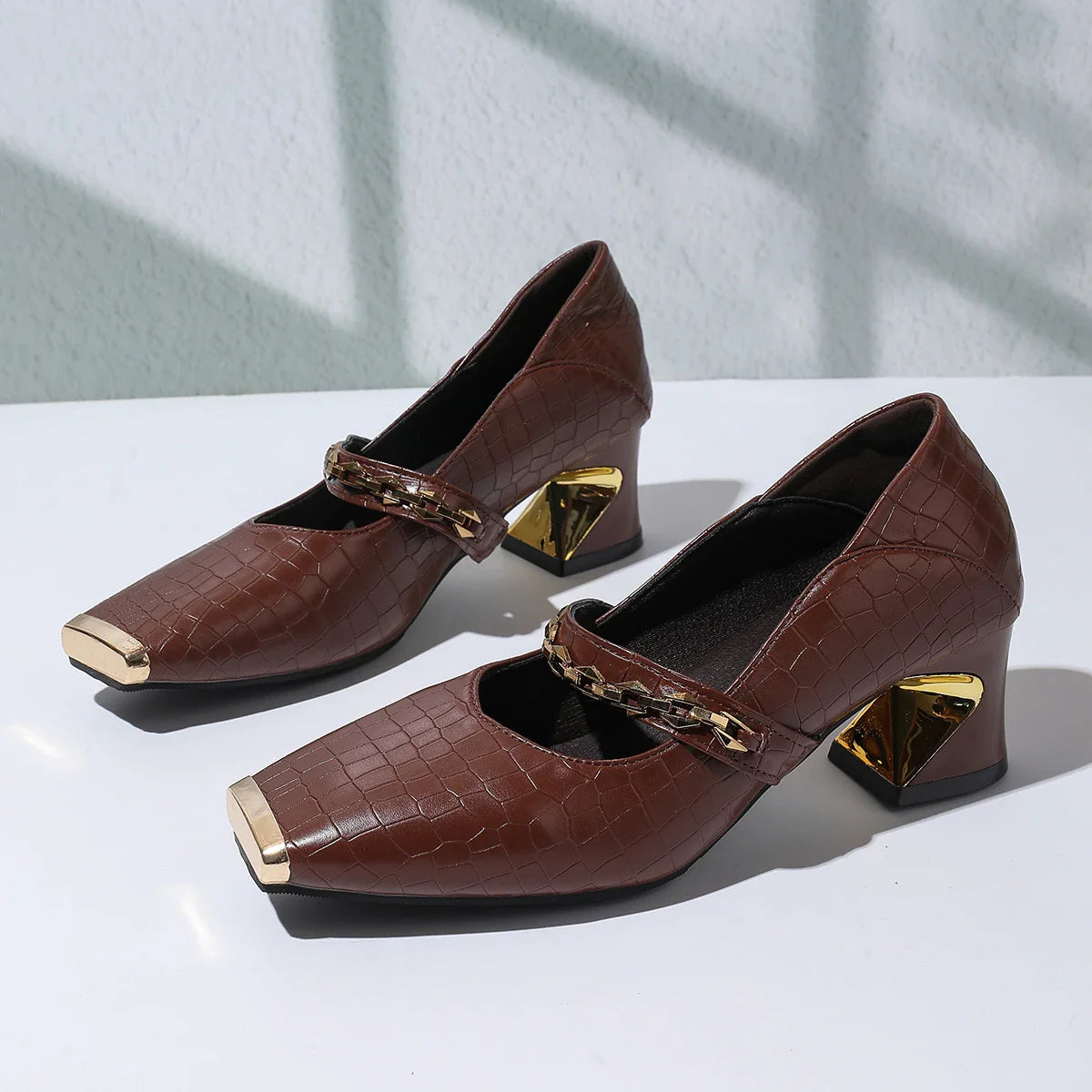 Veronica Women’s Block Heel Shoes