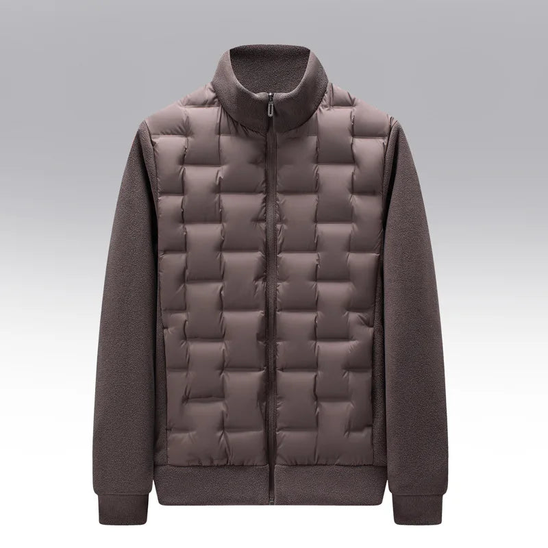 Noah Men’s Quilted Fleece Jacket– Lightweight Layering Piece