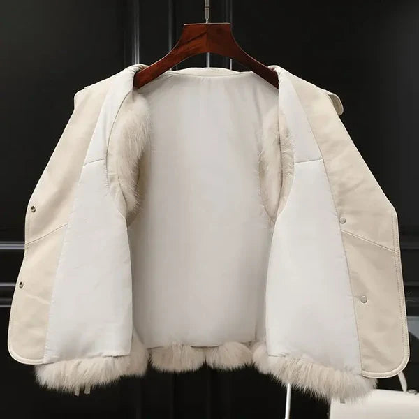 Giulia Women's Faux Fur Vest – Soft Plush Texture