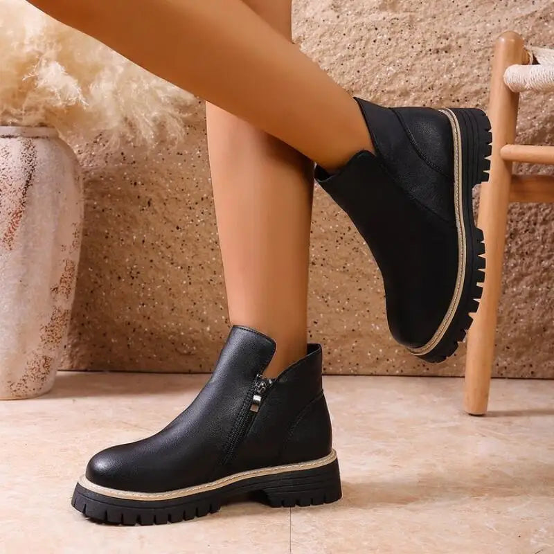 Brittany Women’s Leather Ankle Boots