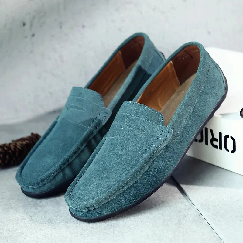 Giovanni Men’s Suede Loafers – Premium Slip-On Shoes