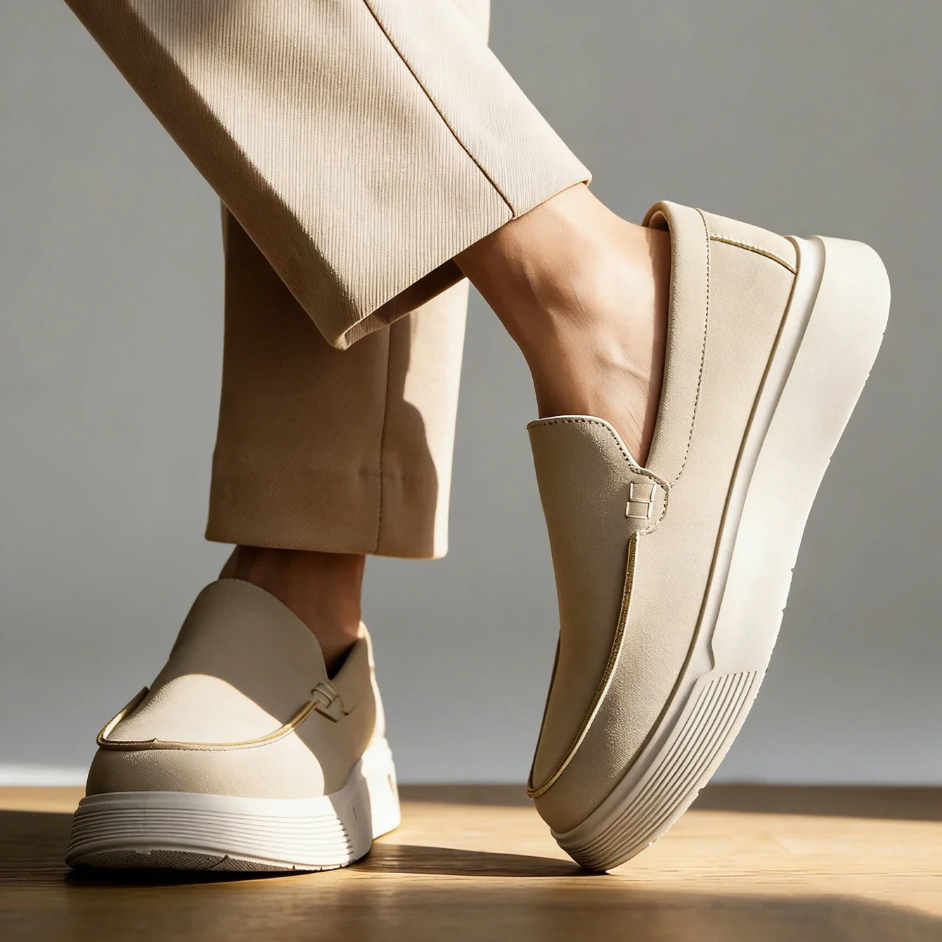 Pascual Men’s Loafers – Cushioned Slip-On Shoes