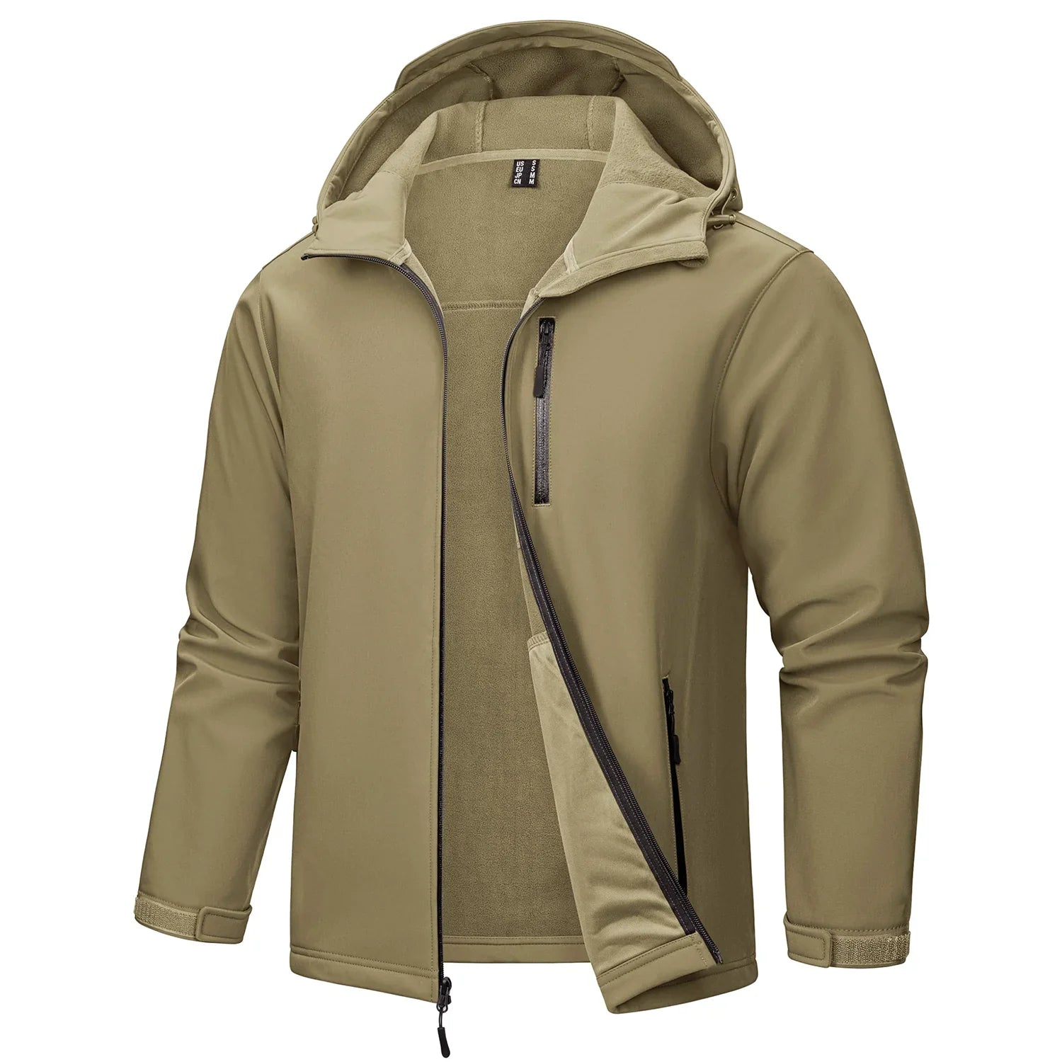 Mariano Men’s Softshell Jacket – Waterproof Windproof Outdoor Coat with Fleece Lining