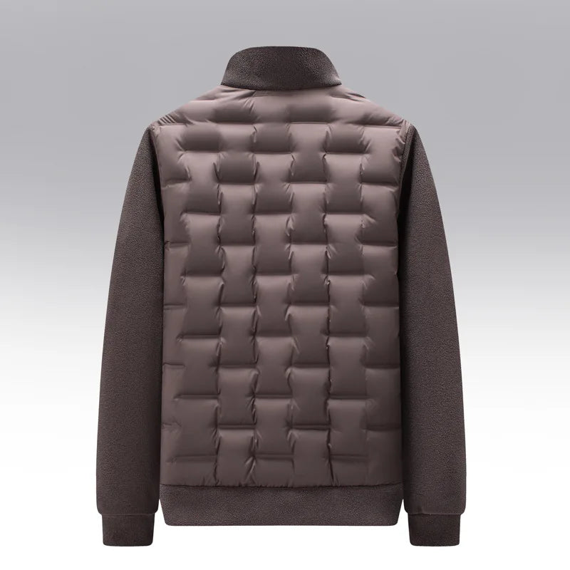 Noah Men’s Quilted Fleece Jacket– Lightweight Layering Piece