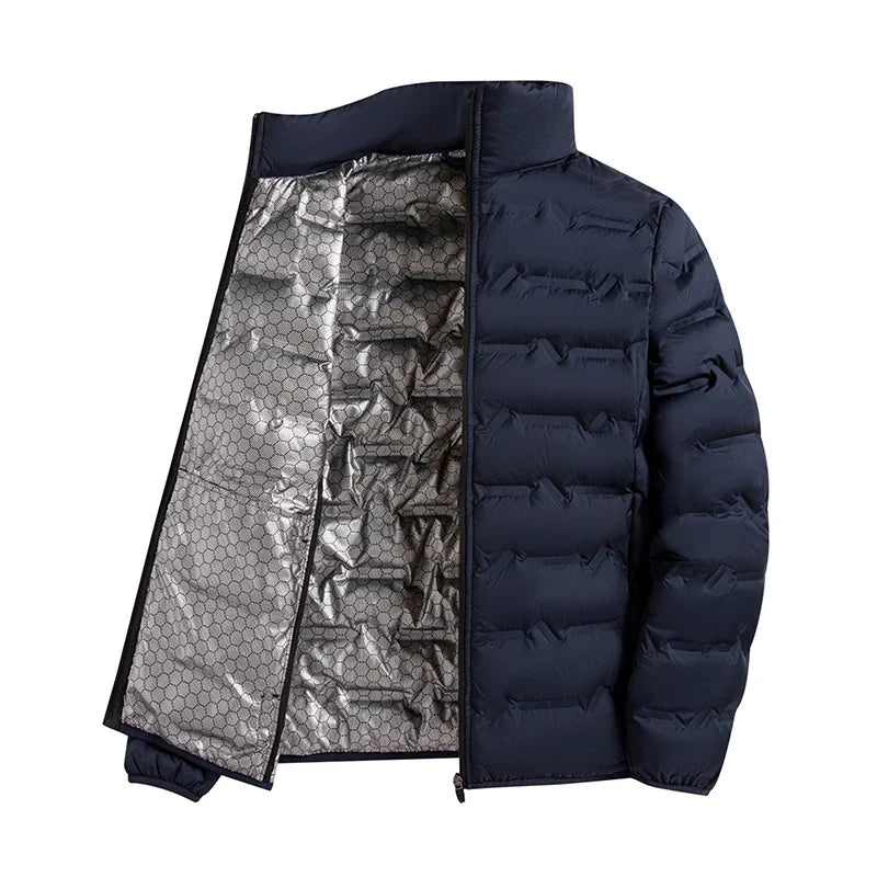 Lester Men’s Thermal Jacket – Lightweight with Reflective Lining