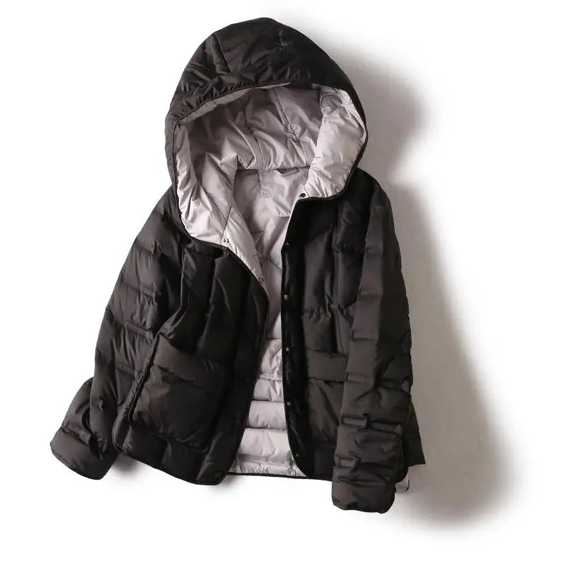 Nabila Women’s Duck Down Jacket – Ultralight Insulated & Water-Resistant