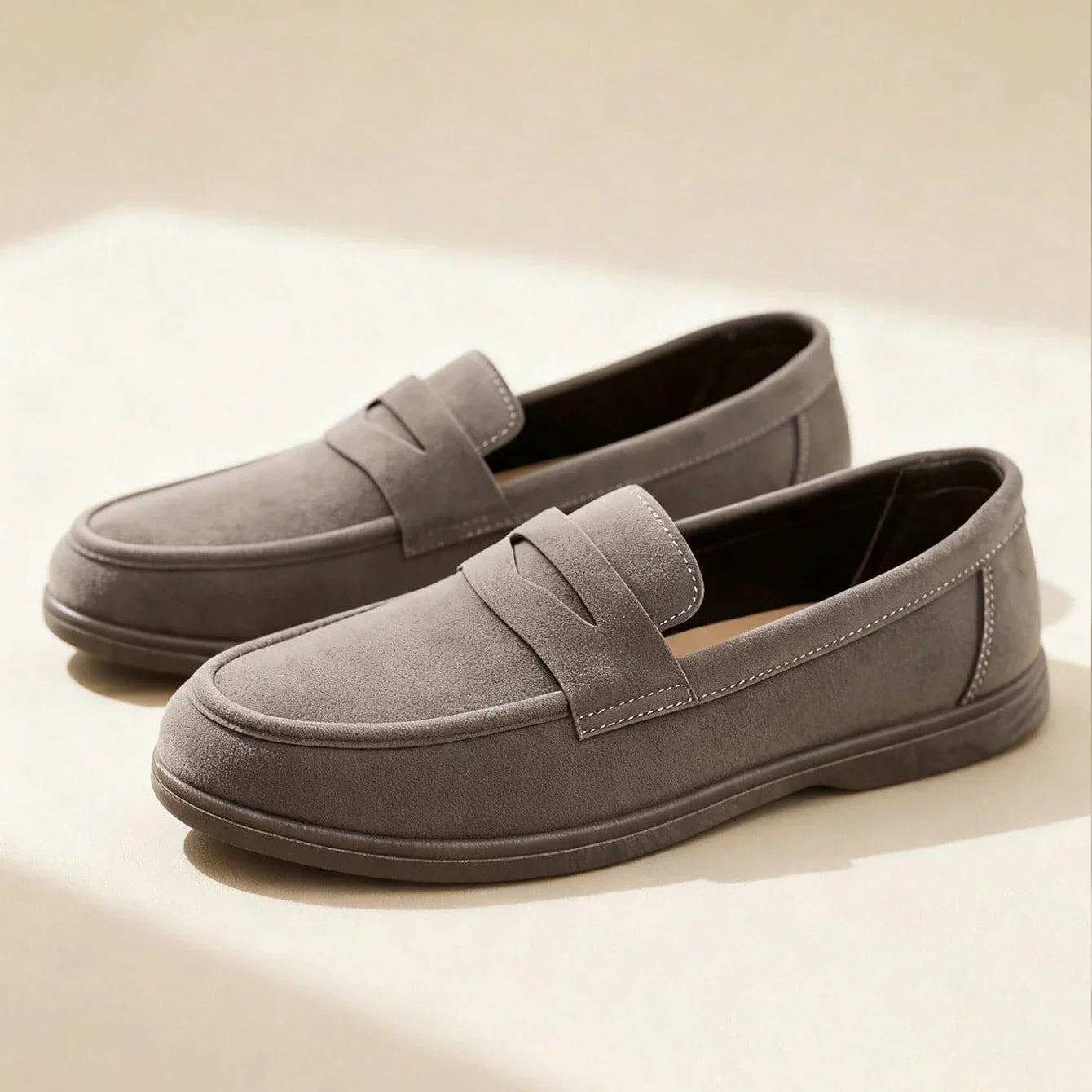 Dominic Premium Suede Loafers – Tailored Casual Slip-On Shoes