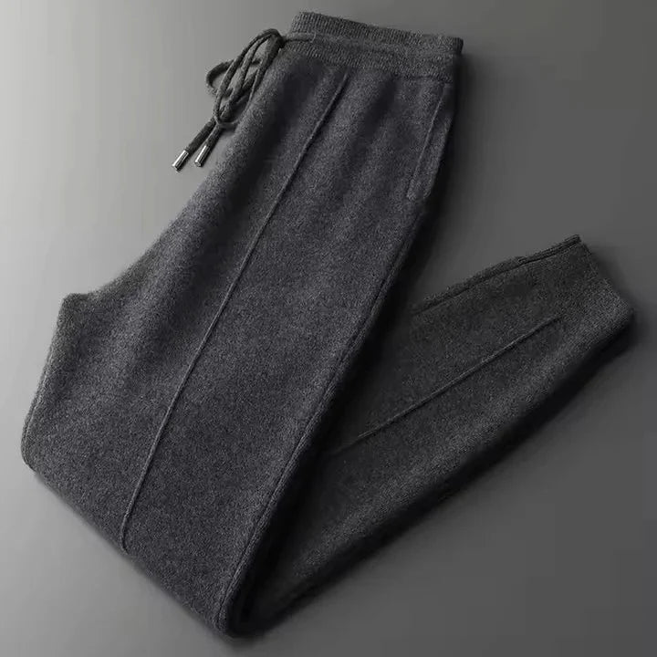 Manuel Men's Tracksuit Set – Soft Knit Zip Jacket & Drawstring Pants