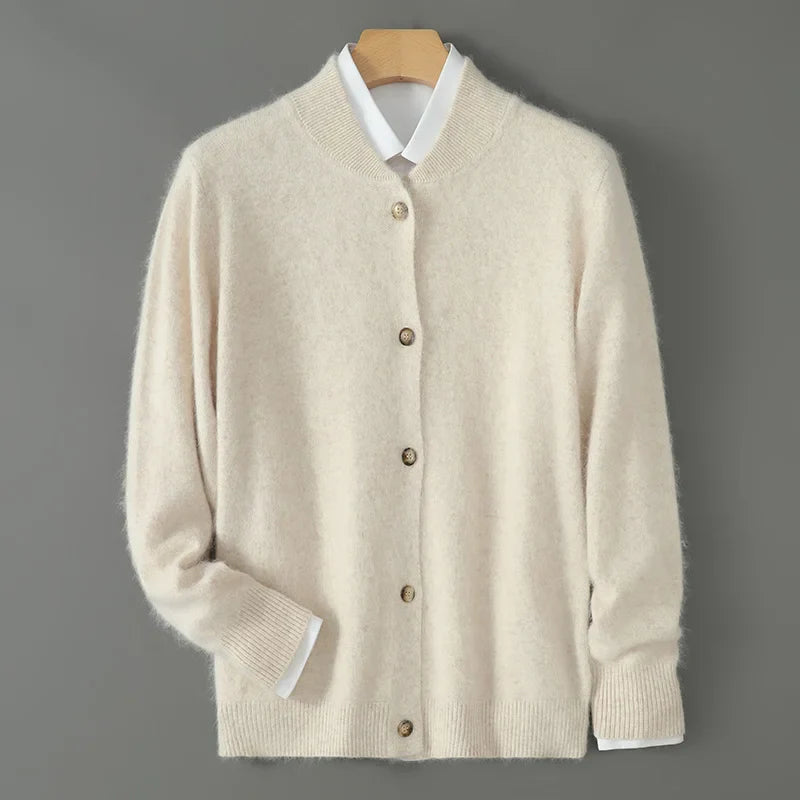 Frostan Men’s Cashmere Cardigan – Lightweight Button-Up Knit