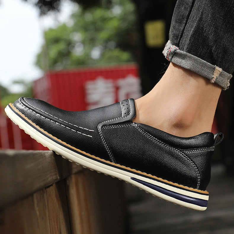Jolito Men’s Leather Loafers – Padded Comfort with Timeless Style