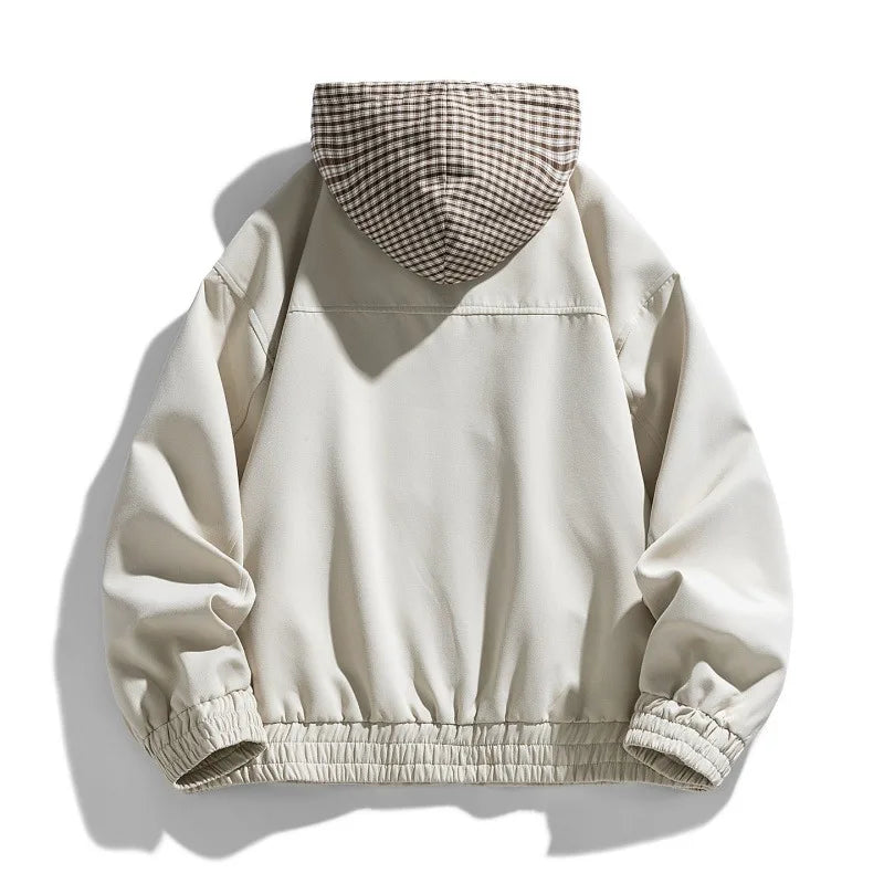 Darian Men’s Jacket – Lightweight Hooded Zip-Up Jacket