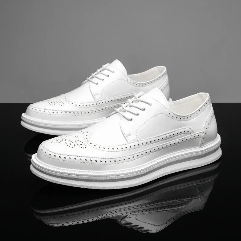 Cesare Men’s Trainers – Premium Leather Shoes with Cushioned Sole