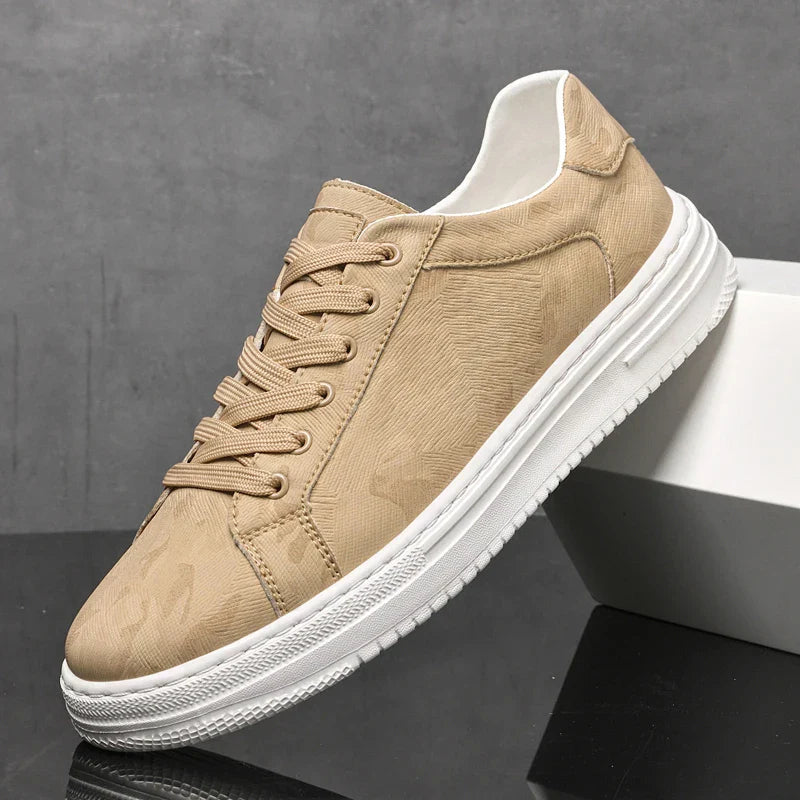 Eduardo Men’s Trainers – Genuine Leather Shoes