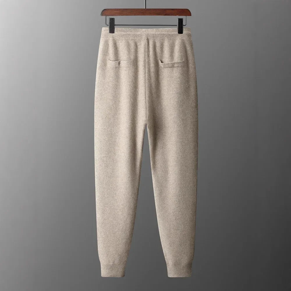 Manuel Men's Tracksuit Set – Soft Knit Zip Jacket & Drawstring Pants
