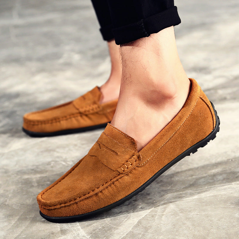 Giovanni Men’s Suede Loafers – Premium Slip-On Shoes