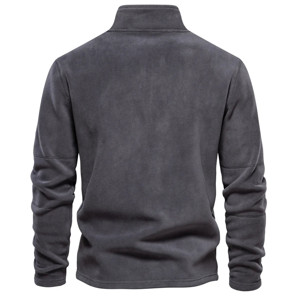 Harlan Men’s Half-Zip Pullover – Soft Cotton Casual Jumper