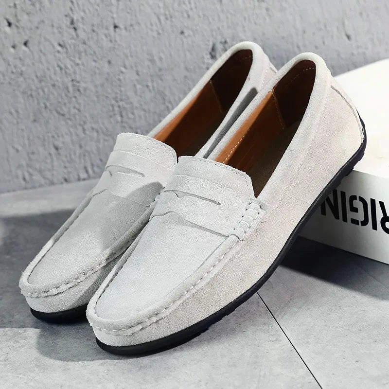 Giovanni Men’s Suede Loafers – Premium Slip-On Shoes