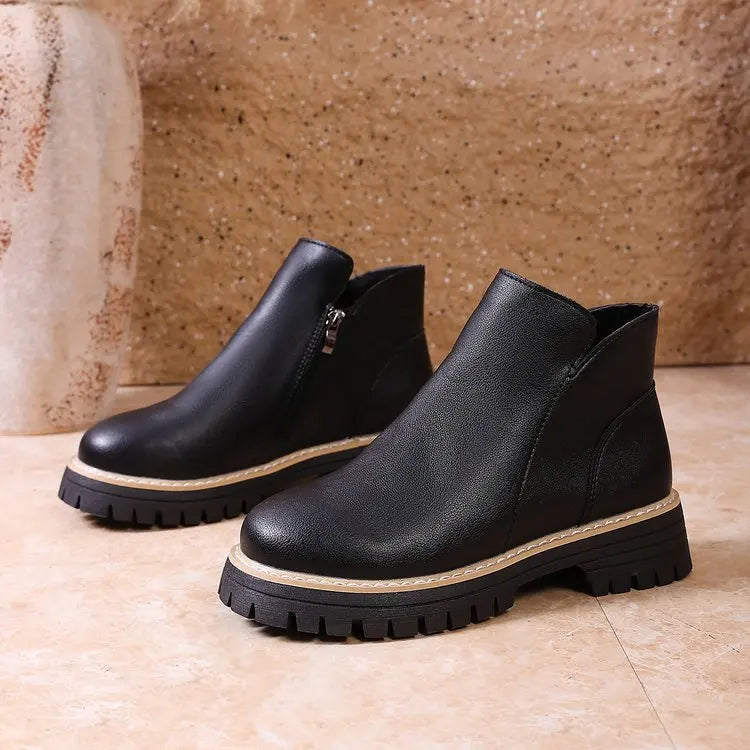 Brittany Women’s Leather Ankle Boots