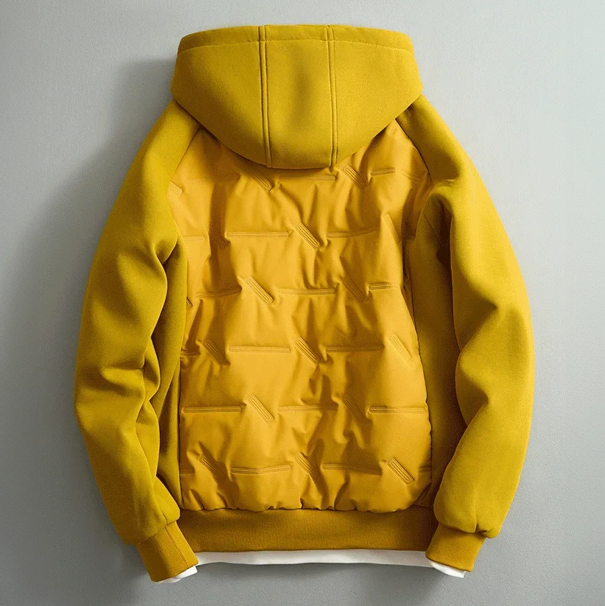 Charlie Men’s Hooded Jacket – Lightweight Cotton-Blend Hoodie Jacket