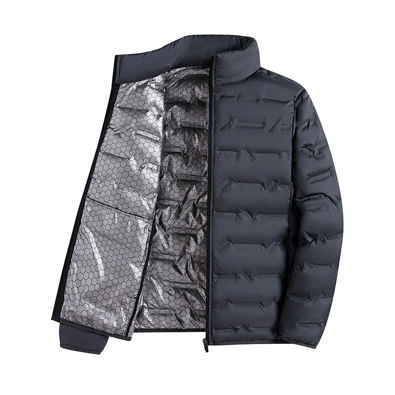 Lester Men’s Thermal Jacket – Lightweight with Reflective Lining