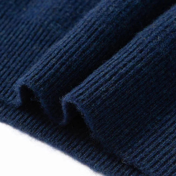 Alistair Men’s Wool Sweater – Gradient Stripe Crew Neck Sweater