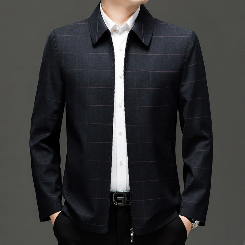 Sebastian Men’s Plaid Jacket – Nanosilk Tech Men’s Jacket