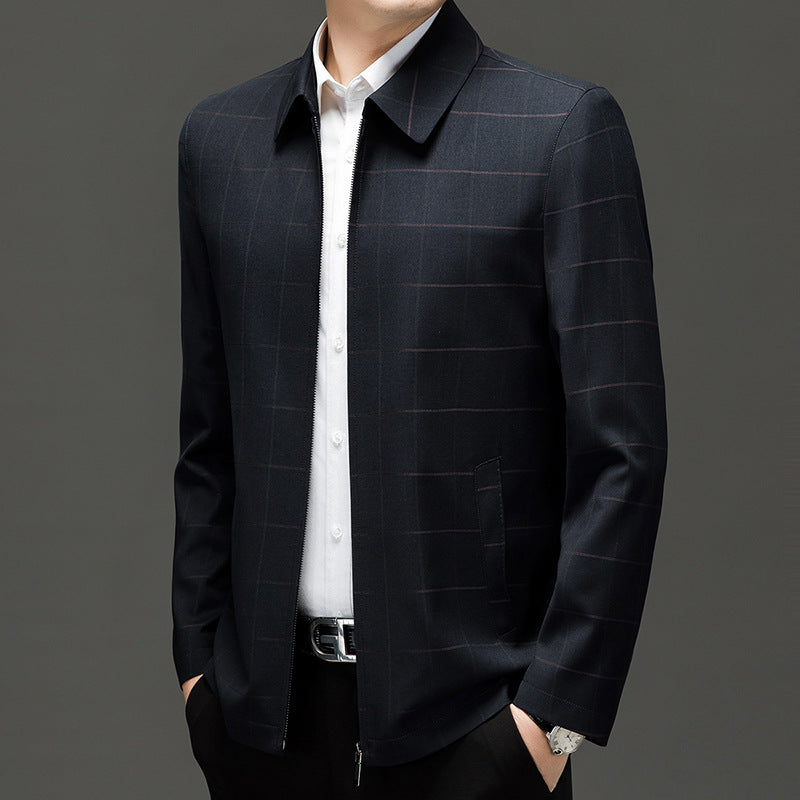 Sebastian Men’s Plaid Jacket – Nanosilk Tech Men’s Jacket