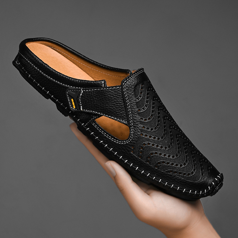 Saverio Men’s Sandals – Italian Leather Footwear