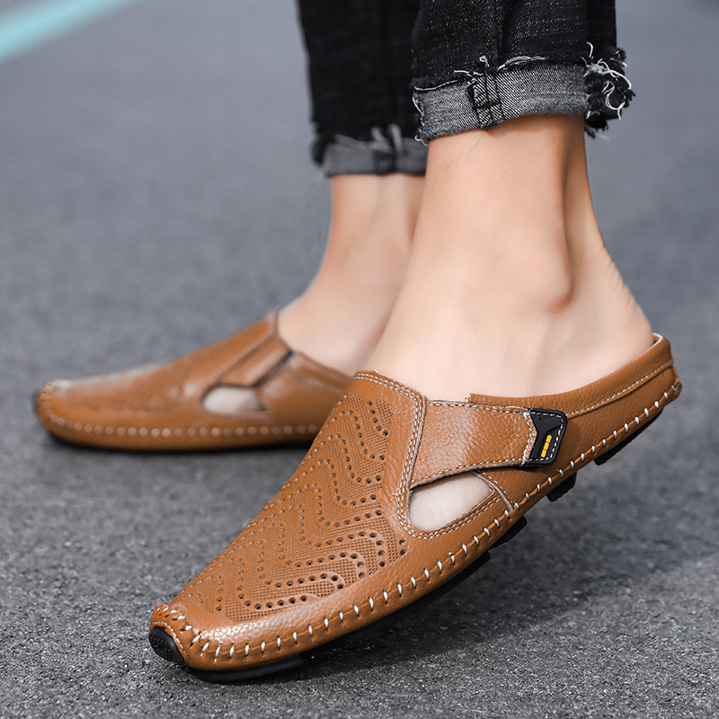 Saverio Men’s Sandals – Italian Leather Footwear