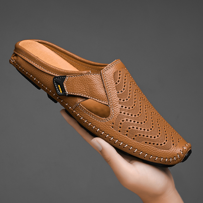 Saverio Men’s Sandals – Italian Leather Footwear