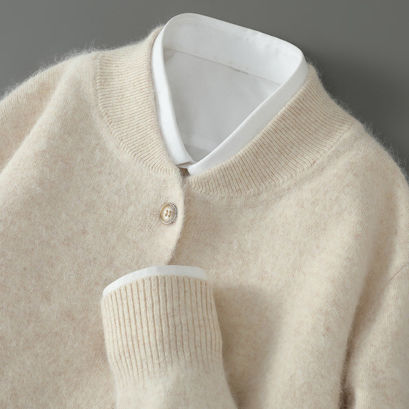 Steve Men’s Cashmere Cardigan – Ultra-Soft Button-Up Sweater