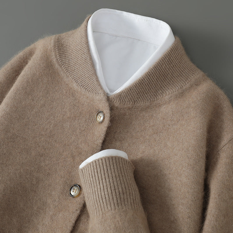 Steve Men’s Cashmere Cardigan – Ultra-Soft Button-Up Sweater