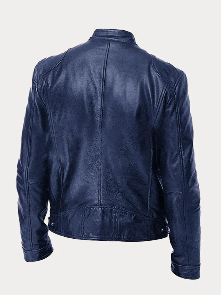 Luca Men’s Leather Jacket – Classic Fit with Tailored Silhouette & Premium Finish