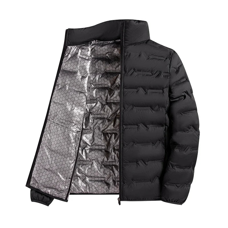 Lester Men’s Thermal Jacket – Lightweight with Reflective Lining