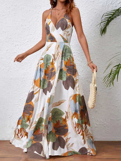 Mayflor Wrap Maxi Dress – Lightweight Summer Dress with Adjustable Tie Waist