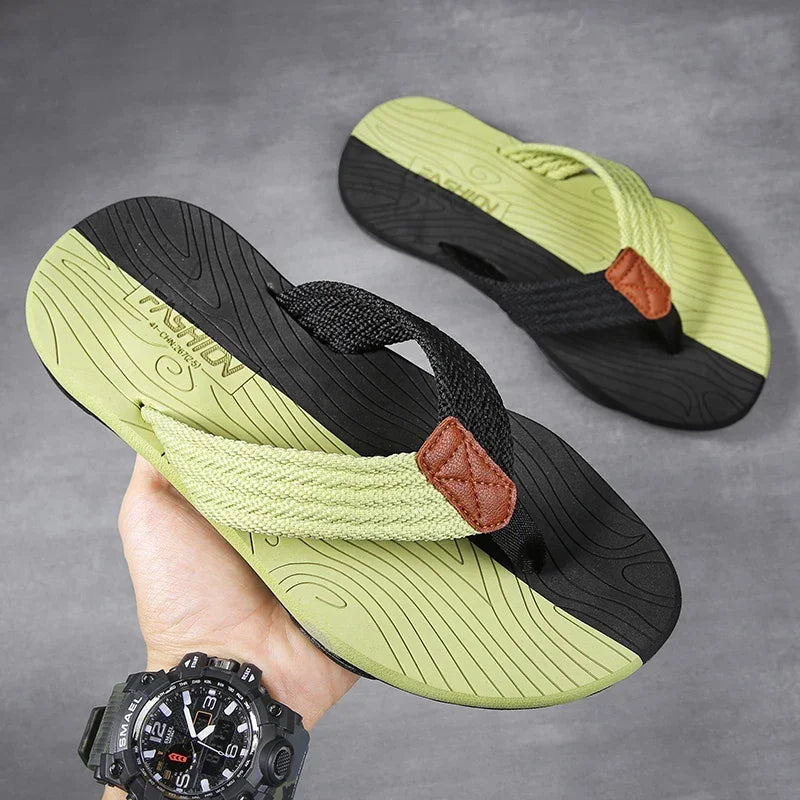 Baron Braided Strap Sandals – Contoured Lightweight Summer Footwear