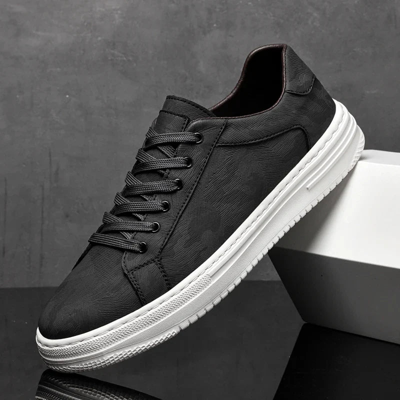 Eduardo Men’s Trainers – Genuine Leather Shoes